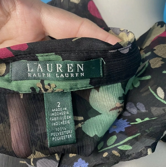 Lauren Ralph Lauren Sleeveless Shirt Size 2 - Picture 7 of 8